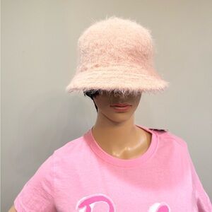 H&M Soft Pink Fuzzy Hat